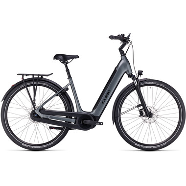 Bicicletta da Città Elettrica CUBE SUPREME HYBRID PRO 500 WAVE Grigio 2023 0